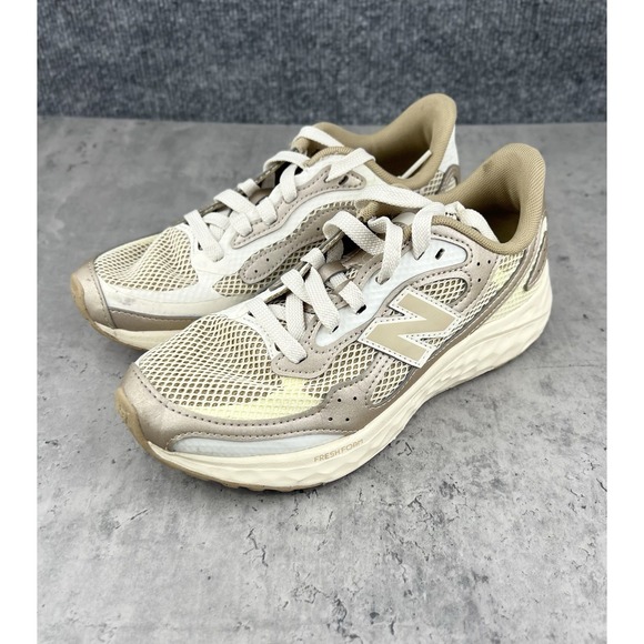 New Balance Other - New Balance Fresh Foam Arishi v4 GPARILG1 Running Shoes Youth 3.5 Cream Tan